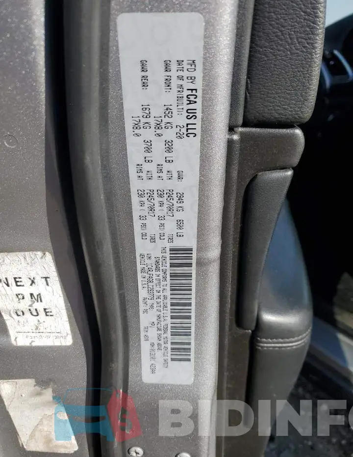 1C4RJFAG8LC293779 Photo# 13