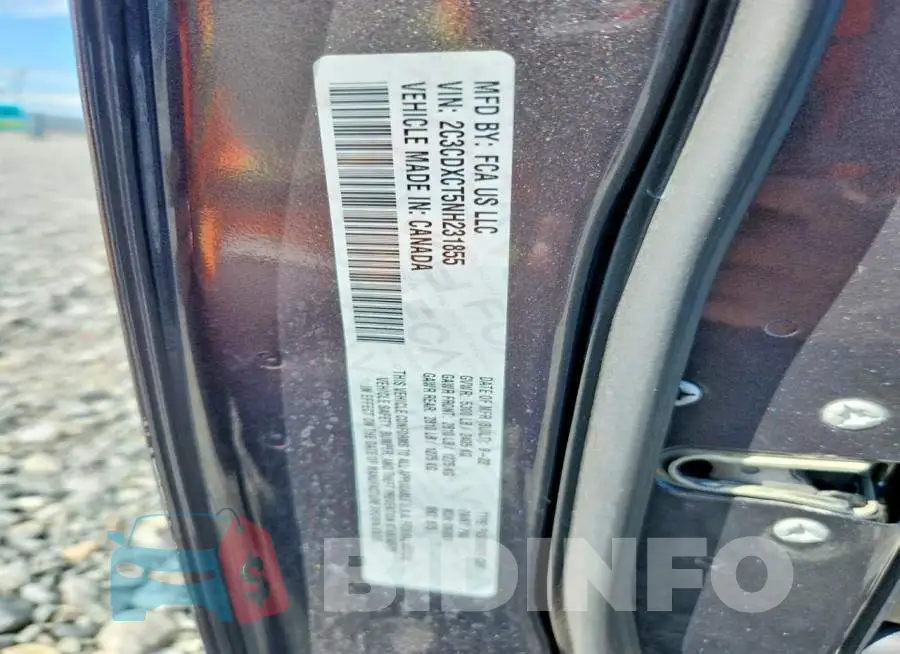 2C3CDXCT5NH231855 Photo# 13