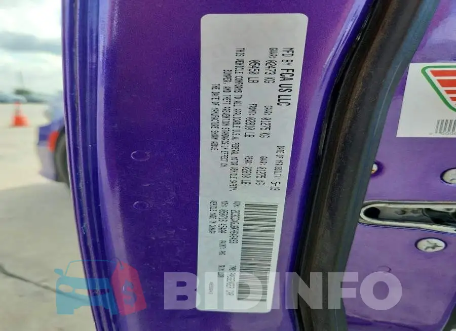 2C3CDXGJ6KH646493 Photo# 12