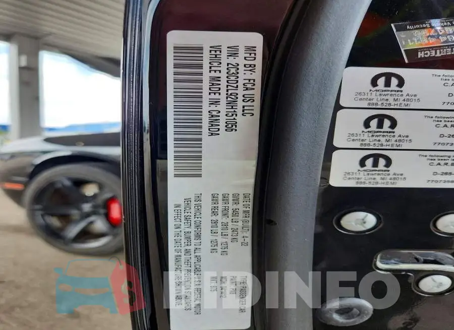 2C3CDZL92NH151056 Photo# 12