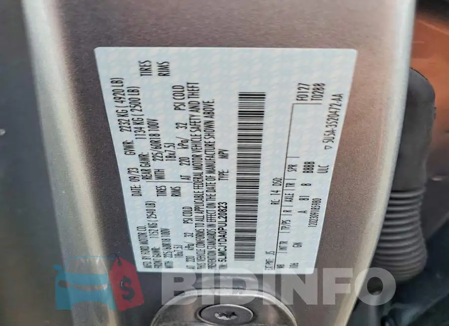 5LMCJ1DA0PUL20823 Photo# 13