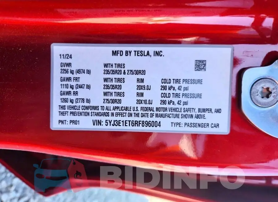 5YJ3E1ET6RF896004 Photo# 12