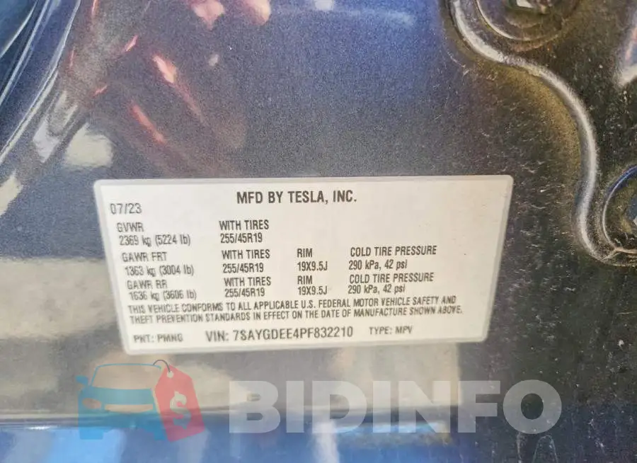 7SAYGDEE4PF832210 Photo# 13