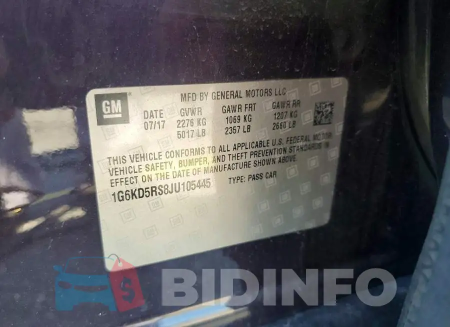 1G6KD5RS8JU105445 Photo# 12