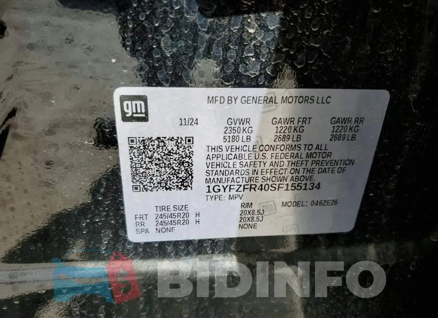 1GYFZFR40SF155134 Photo# 13