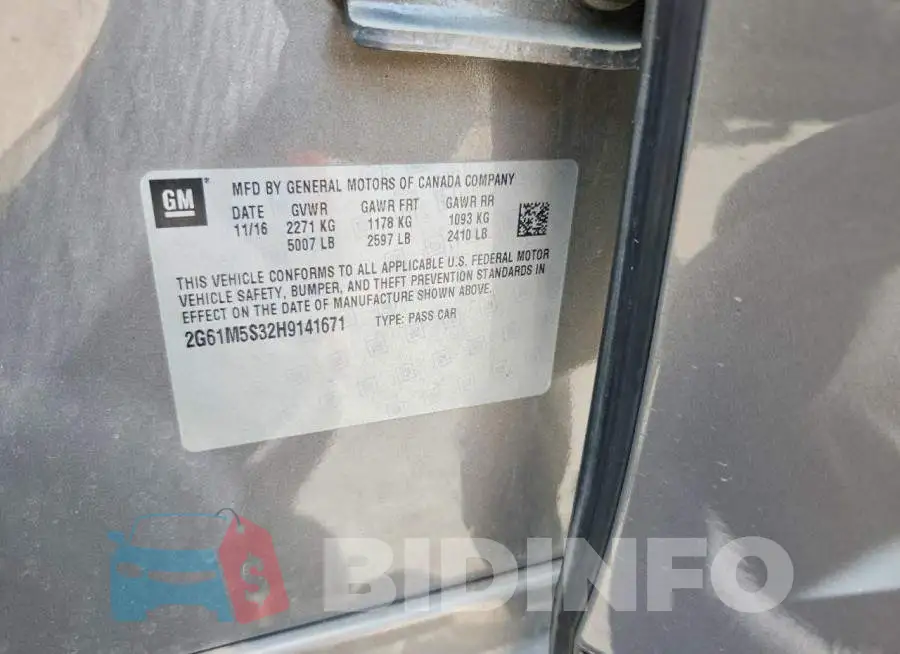 2G61M5S32H9141671 Photo# 12