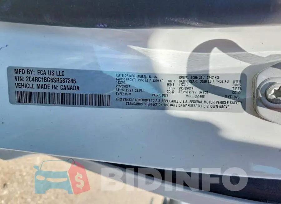 2C4RC1BG6SR587246 Photo# 14