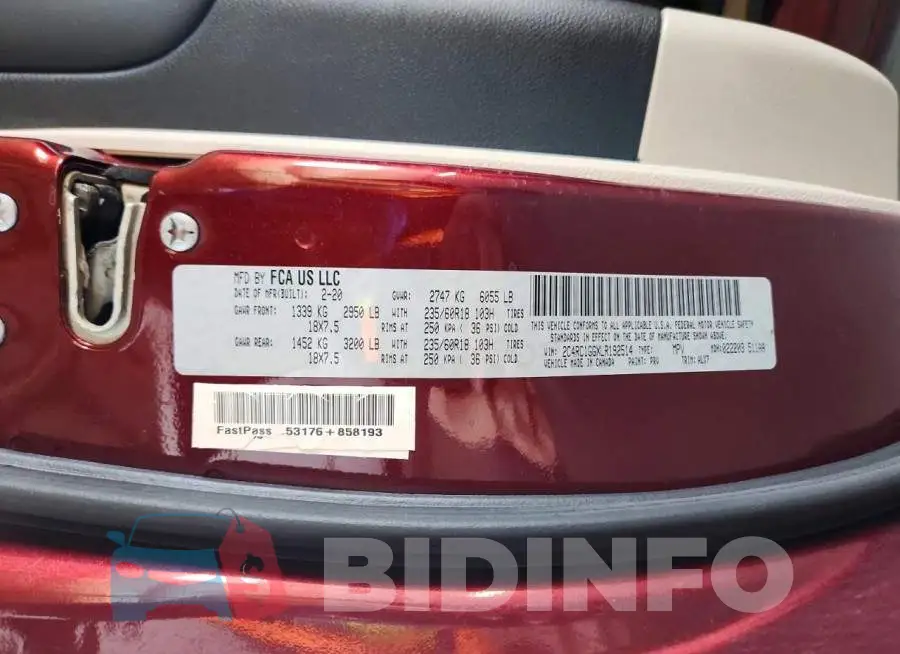 2C4RC1GGXLR192514 Photo# 13
