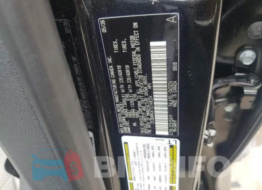 2T2BAMCA7TC148234 Photo# 14