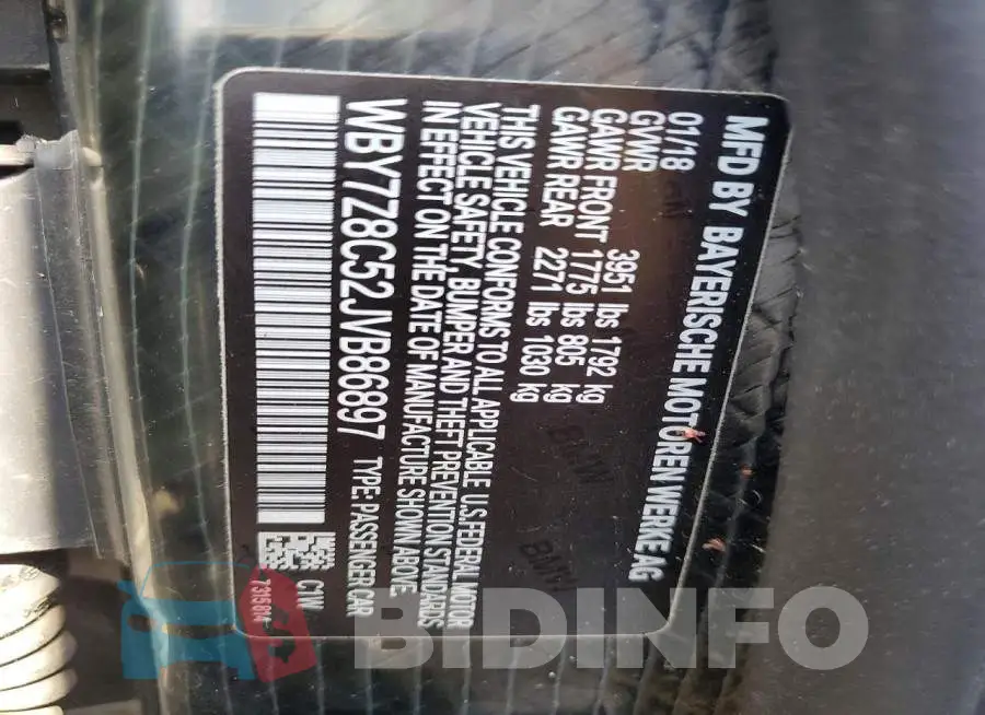 WBY7Z8C52JVB86897 Photo# 13