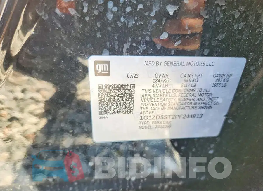 1G1ZD5ST2PF244913 Photo# 12