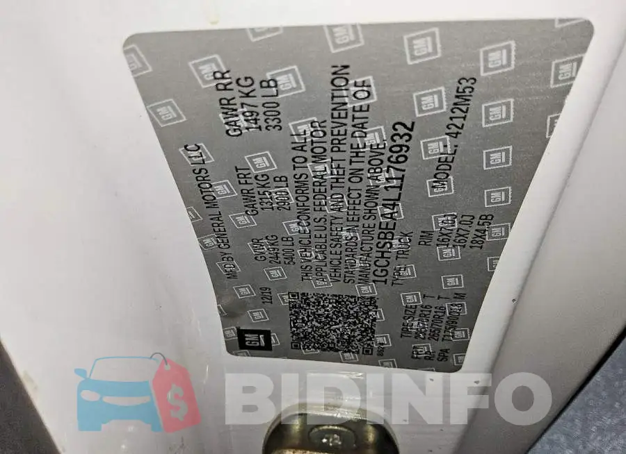 1GCHSBEA4L1176932 Photo# 12