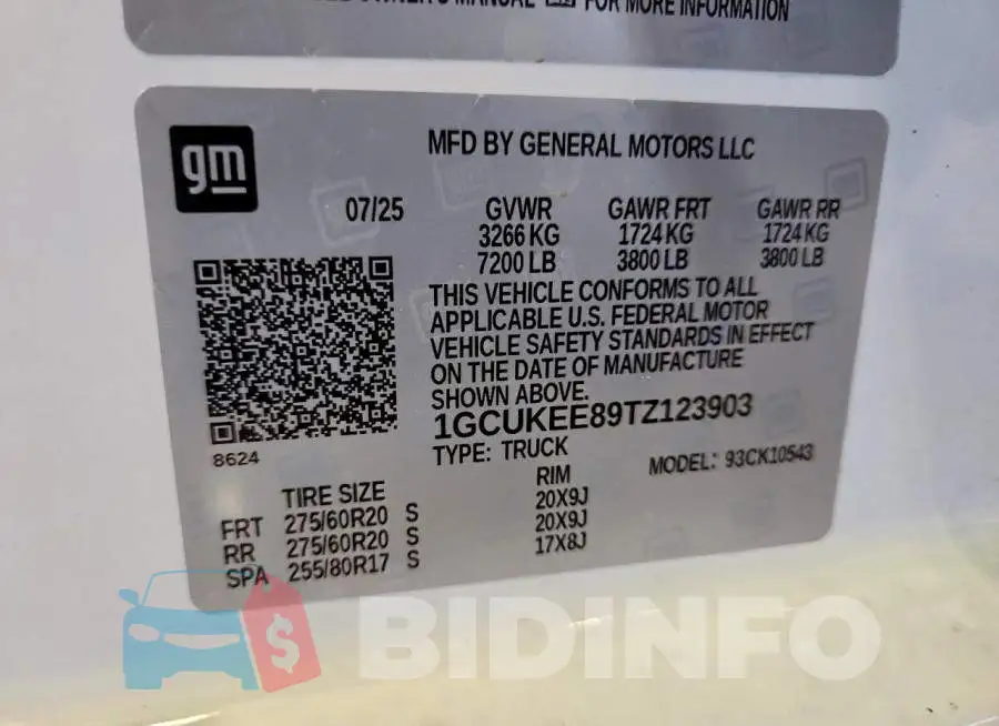 1GCUKEE89TZ123903 Photo# 12