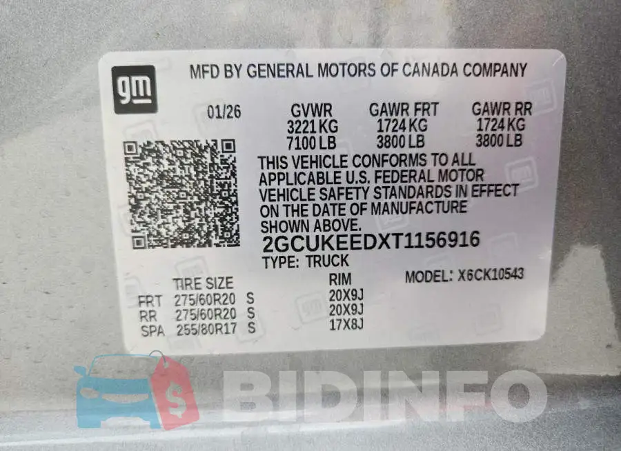 2GCUKEEDXT1156916 Photo# 12