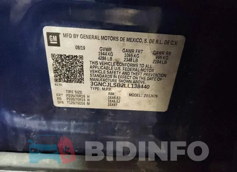 3GNCJLSB2LL138440 Photo# 13
