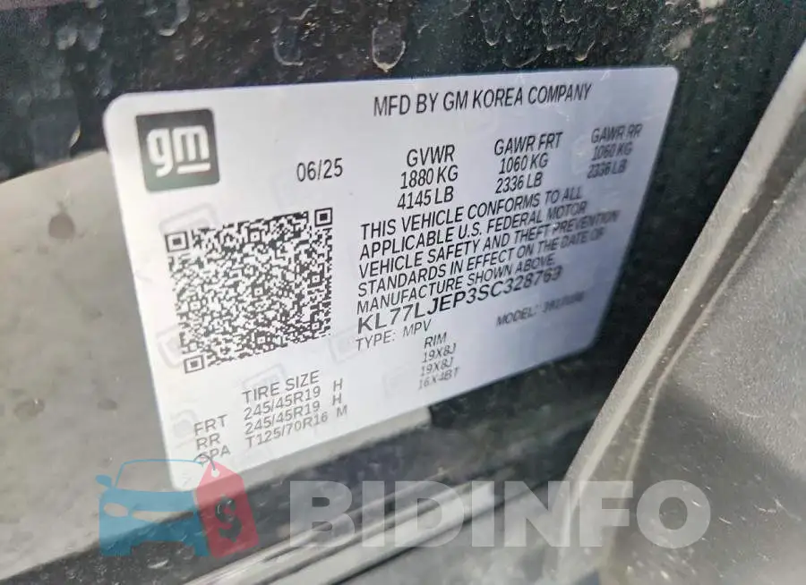 KL77LJEP3SC328769 Photo# 13
