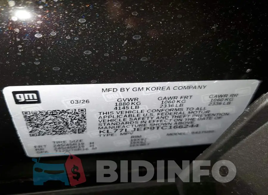 KL77LJEP9TC166244 Photo# 13