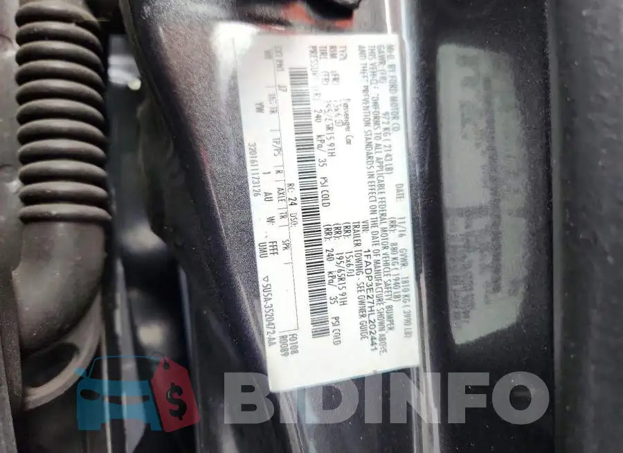 1FADP3E27HL202441 Photo# 12
