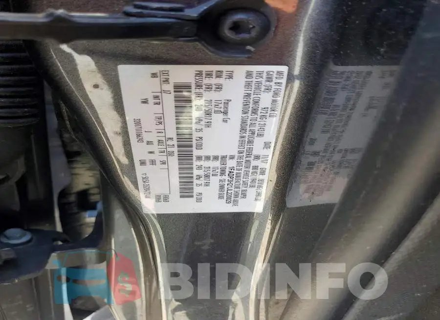 1FADP3H21JL220029 Photo# 13