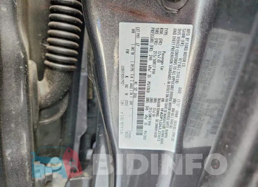 1FADP3J24JL233013 Photo# 13