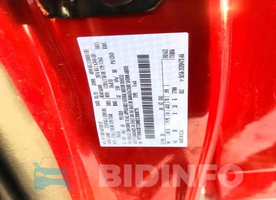 1FT8W2BT2MEC88875 Photo# 12