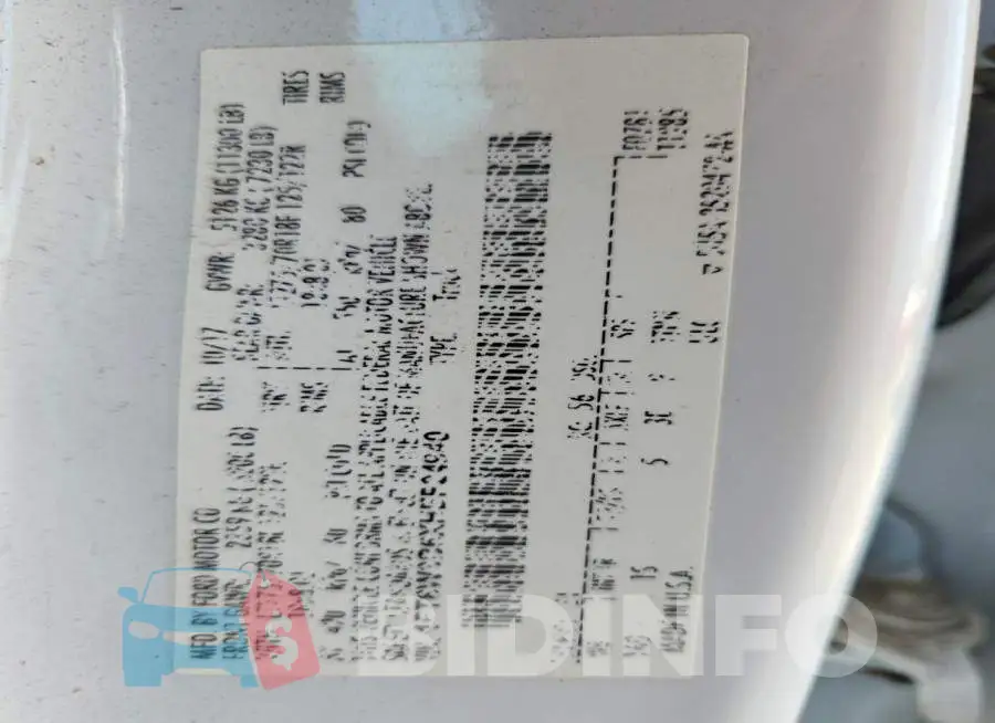 1FT8W3B6XHEF24940 Photo# 12