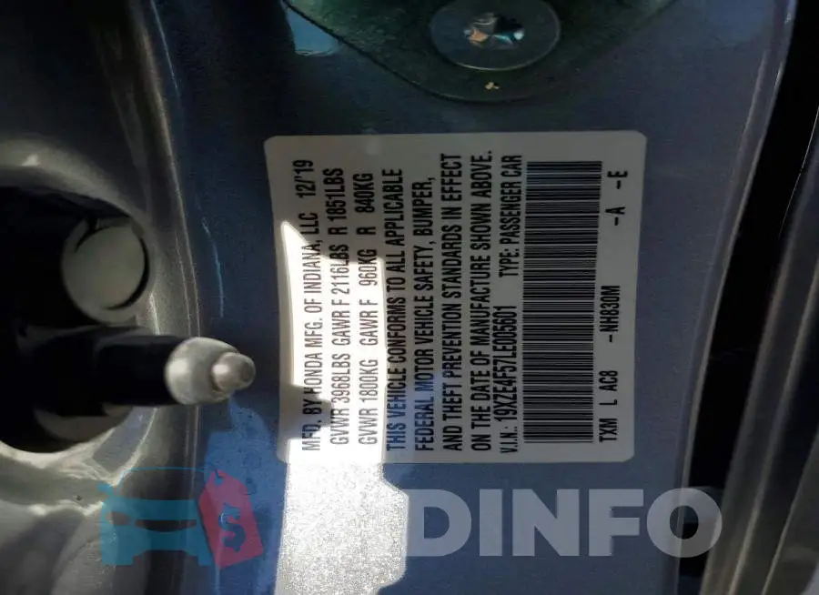 19XZE4F57LE005601 Photo# 12