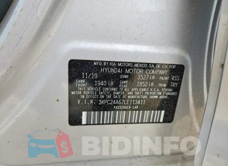 3KPC24A67LE113411 Photo# 12