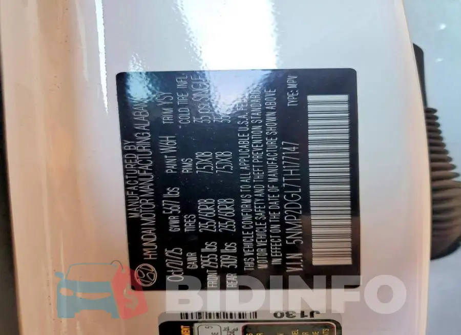 5NMP2DGL7TH177147 Photo# 14