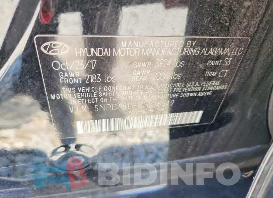 5NPD84LF1JH288049 Photo# 12
