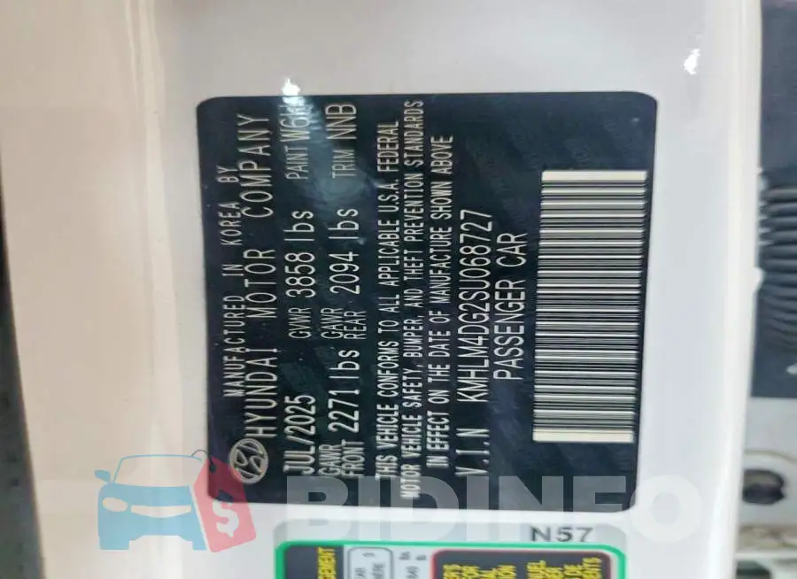 KMHLM4DG2SU068727 Photo# 13