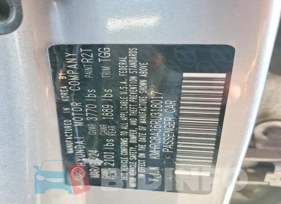 KMHRC8A36RU318017 Photo# 13