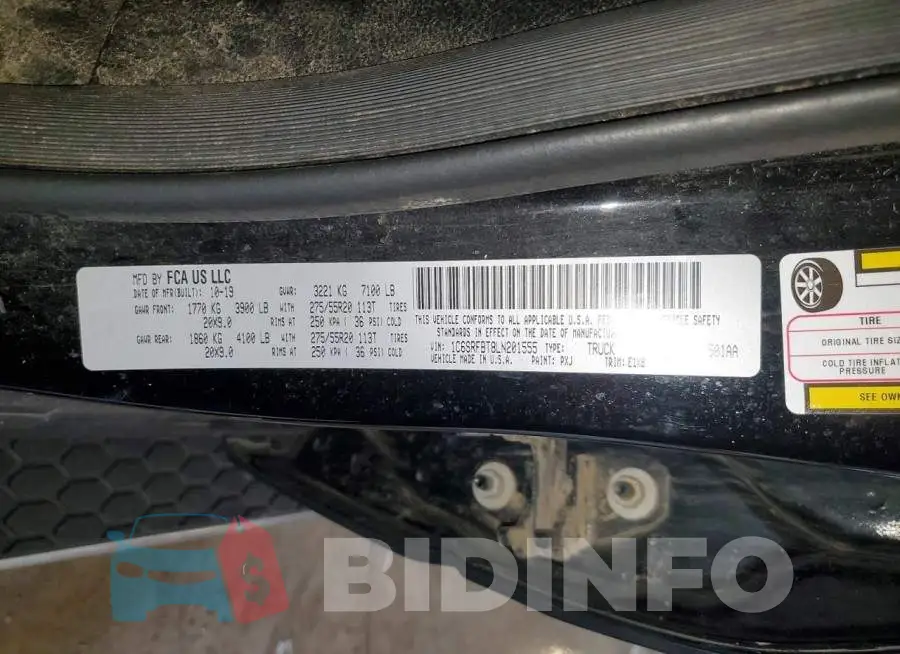 1C6SRFBT8LN201555 Photo# 13