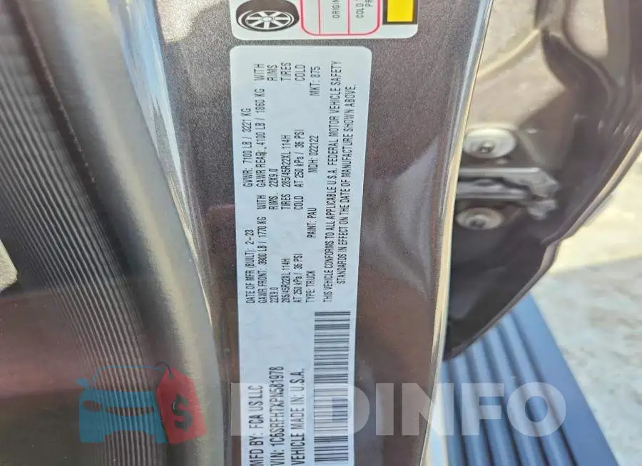 1C6SRFHTXPN581978 Photo# 12