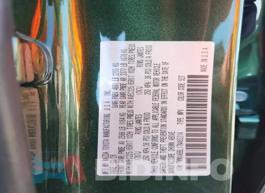 7MMVABBL1TN485214 Photo# 14