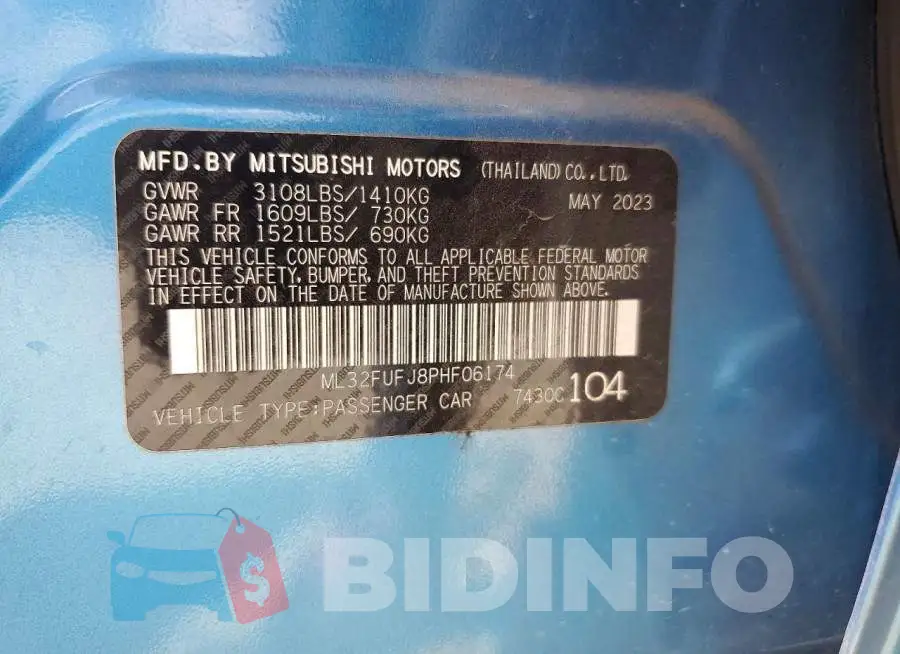 ML32FUFJ8PHF06174 Photo# 12