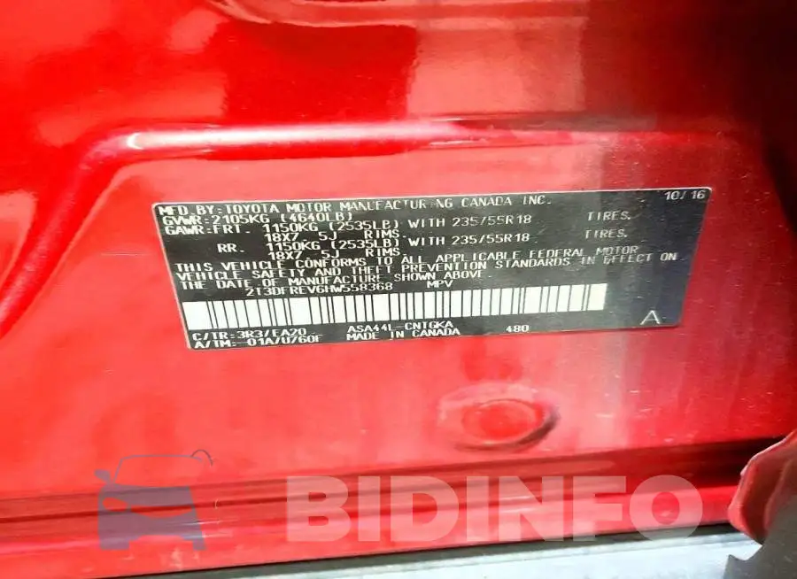 2T3DFREV6HW558368 Photo# 13