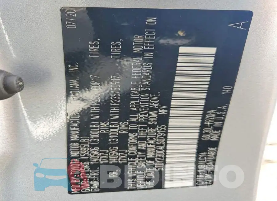 5TDYZ3DC4LS079155 Photo# 13