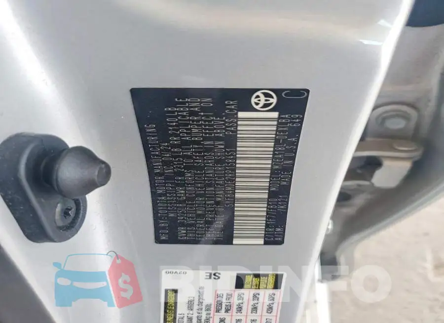 5YFB4MDE2RP158451 Photo# 12