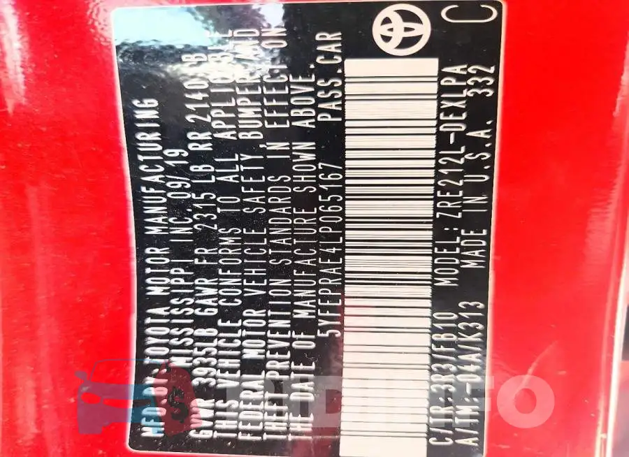 5YFEPRAE4LP065167 Photo# 12