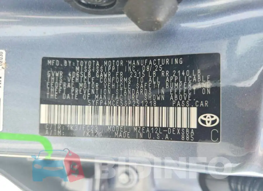 5YFP4MCE5SP251218 Photo# 12