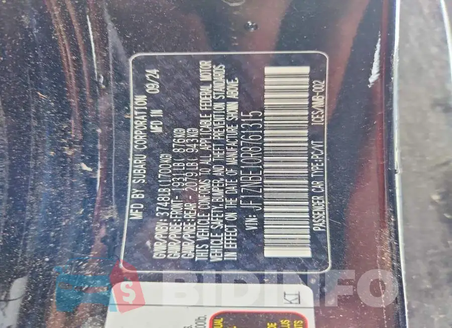 JF1ZNBE10R8761315 Photo# 12