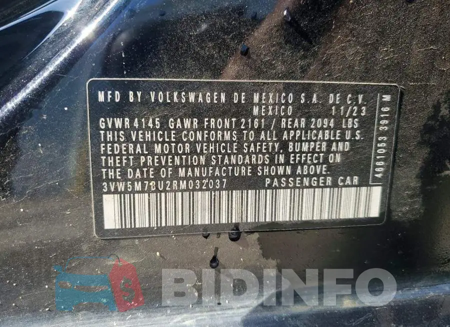 3VW5M7BU2RM032037 Photo# 12