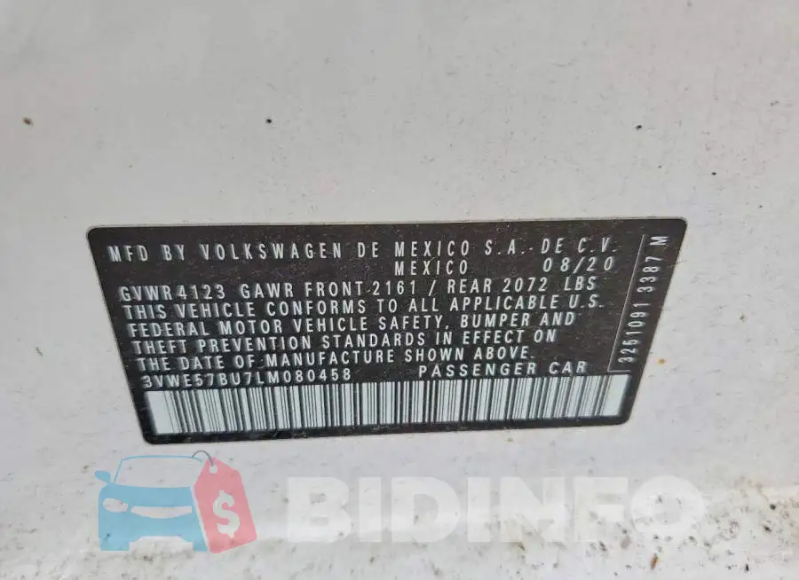 3VWE57BU7LM080458 Photo# 12