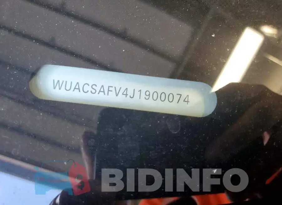 WUACSAFV4J1900074 Photo# 13