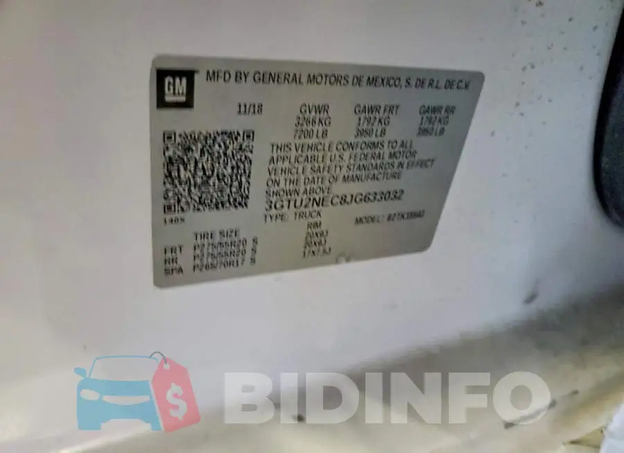 3GTU2NEC8JG633032 Photo# 13