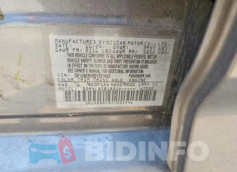 3N1AB8BV8SY251446 Photo# 12