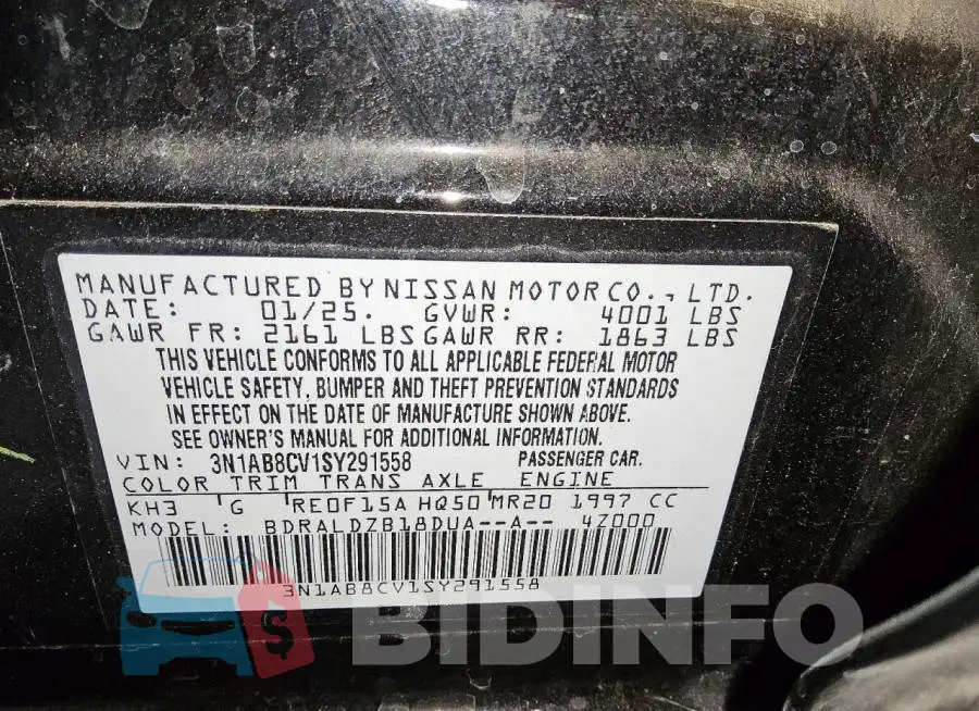 3N1AB8CV1SY291558 Photo# 12
