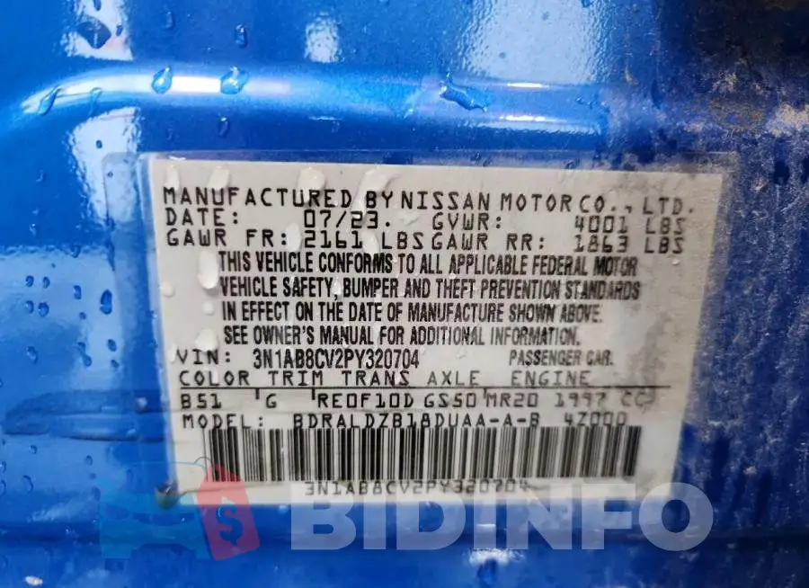 3N1AB8CV2PY320704 Photo# 12