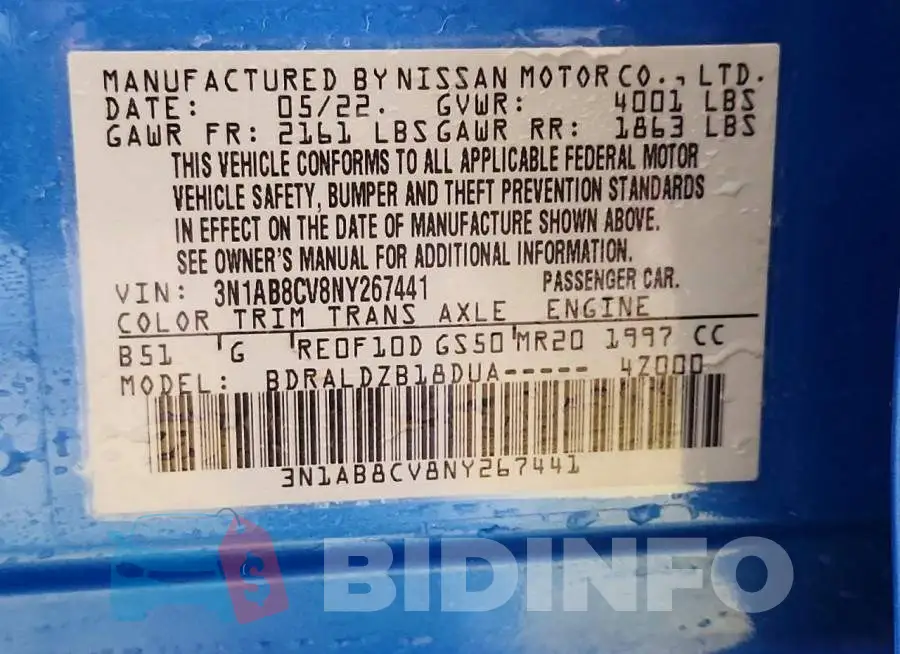 3N1AB8CV8NY267441 Photo# 12
